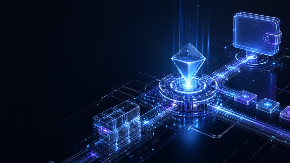 Визуализация энергии TRON, передаваемой к цифровому кошельку